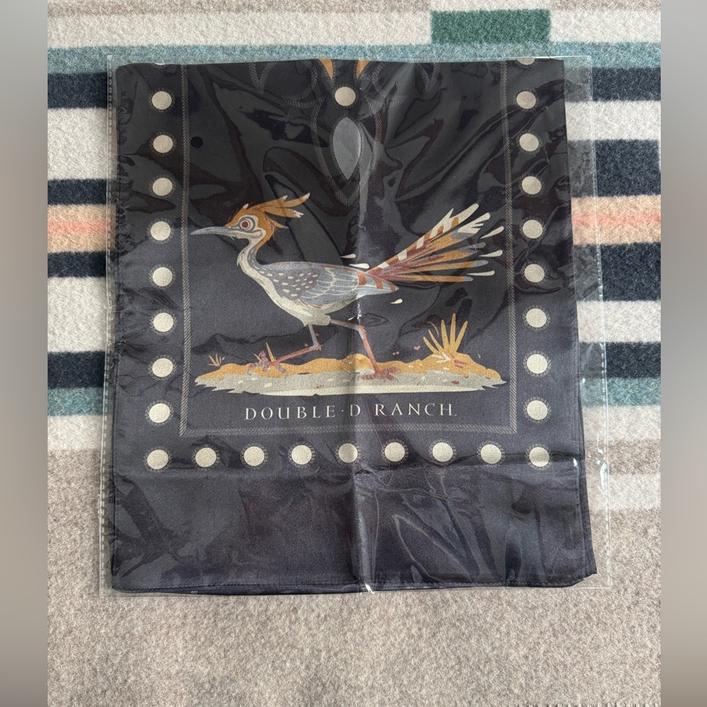 Double D Ranch Silk Scarf Wild Rag NWT